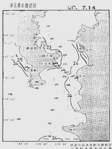 東京湾口海況図(2000/07/14)