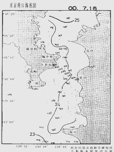 東京湾口海況図(2000/07/16)