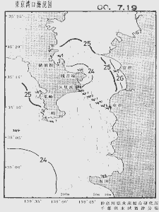 東京湾口海況図(2000/07/19)