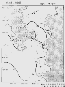 東京湾口海況図(2000/07/21)