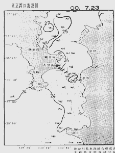 東京湾口海況図(2000/07/23)