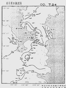 東京湾口海況図(2000/07/24)