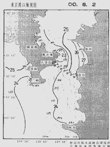 東京湾口海況図(2000/08/02)