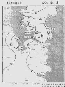 東京湾口海況図(2000/08/03)