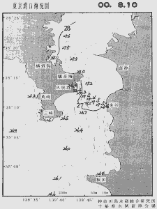 東京湾口海況図(2000/08/10)