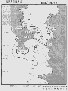 東京湾口海況図(2000/08/11)