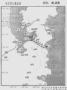 東京湾口海況図(2000/08/22)