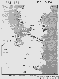 東京湾口海況図(2000/08/24)