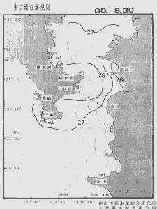 東京湾口海況図(2000/08/30)