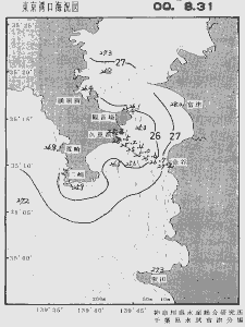東京湾口海況図(2000/08/31)