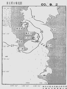 東京湾口海況図(2000/09/02)