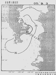 東京湾口海況図(2000/09/03)