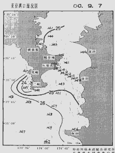 東京湾口海況図(2000/09/07)