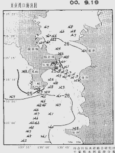 東京湾口海況図(2000/09/19)