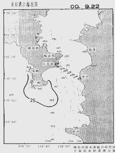 東京湾口海況図(2000/09/22)