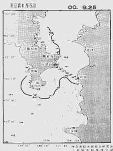 東京湾口海況図(2000/09/25)