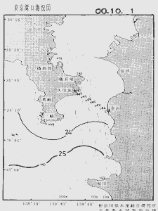 東京湾口海況図(2000/10/01)