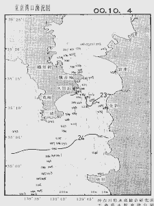 東京湾口海況図(2000/10/04)