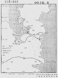 東京湾口海況図(2000/10/05)
