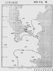 東京湾口海況図(2000/10/06)