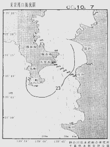 東京湾口海況図(2000/10/07)