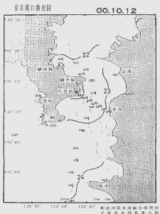 東京湾口海況図(2000/10/12)