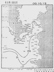 東京湾口海況図(2000/10/13)