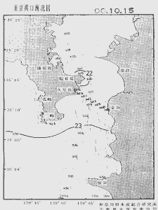東京湾口海況図(2000/10/15)