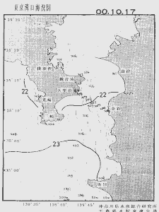 東京湾口海況図(2000/10/17)