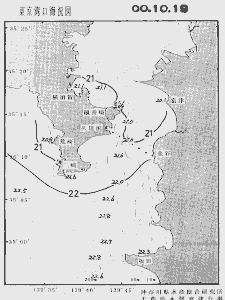 東京湾口海況図(2000/10/19)