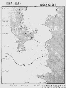 東京湾口海況図(2000/10/21)