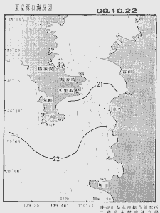 東京湾口海況図(2000/10/22)