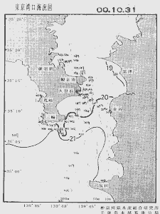 東京湾口海況図(2000/10/31)
