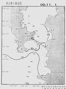 東京湾口海況図(2000/11/01)