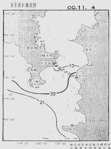 東京湾口海況図(2000/11/04)