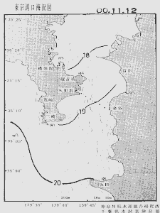 東京湾口海況図(2000/11/12)
