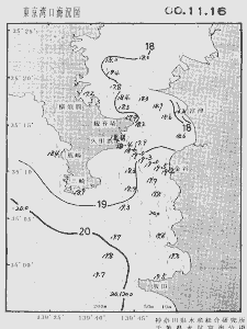 東京湾口海況図(2000/11/16)