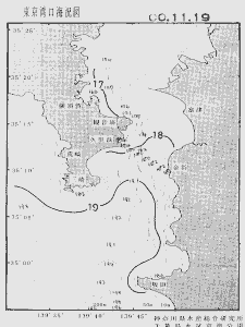 東京湾口海況図(2000/11/19)