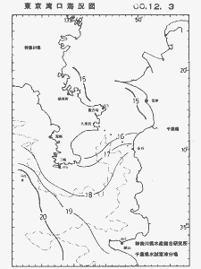 東京湾口海況図(2000/12/03)