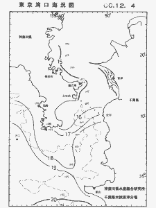 東京湾口海況図(2000/12/04)