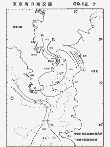 東京湾口海況図(2000/12/07)