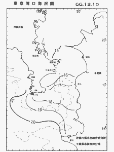 東京湾口海況図(2000/12/10)