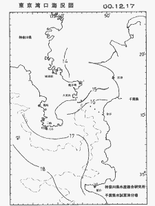 東京湾口海況図(2000/12/17)