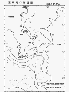 東京湾口海況図(2000/12/24)