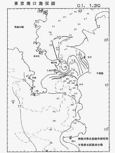 東京湾口海況図(2001/01/30)