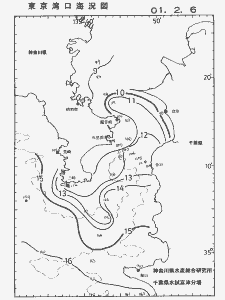 東京湾口海況図(2001/02/06)