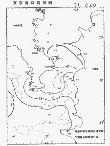 東京湾口海況図(2001/02/20)