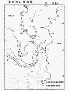 東京湾口海況図(2001/03/24)