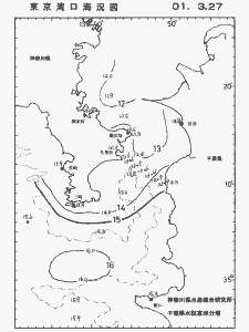 東京湾口海況図(2001/03/27)