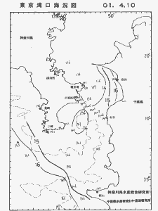 東京湾口海況図(2001/04/10)